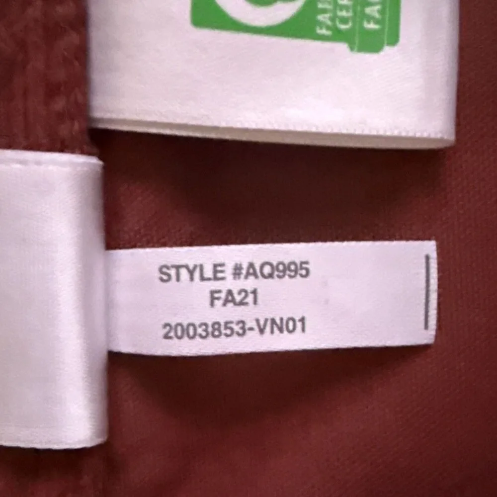 J Crew 250 Corduroy Pants Mens Sz 31x32 Rust Plank Slim Straight Leg Cotton Flex